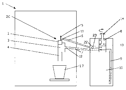 A single figure which represents the drawing illustrating the invention.